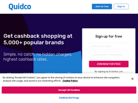 'quidco.com' screenshot