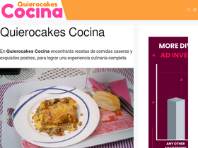 'quierocakes.com' screenshot