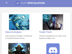 'quietspeculation.com' screenshot