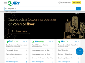 'quikr.com' screenshot