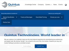 'quintustechnologies.com' screenshot