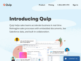 'quip.com' screenshot