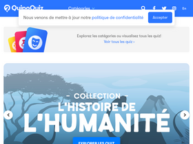 'quipoquiz.com' screenshot