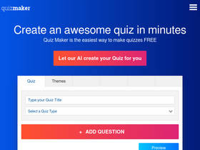 'quiz-maker.com' screenshot