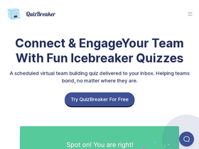 'quizbreaker.com' screenshot