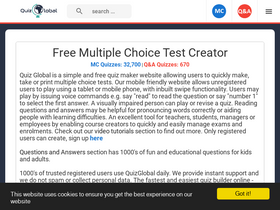 'quizglobal.com' screenshot