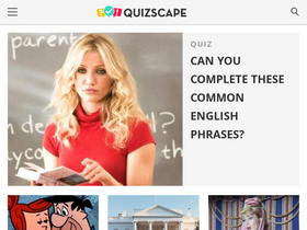 'quizscape.com' screenshot