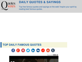 'quotestats.com' screenshot