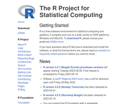 'r-project.org' screenshot