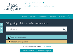 'raadvanstate.nl' screenshot