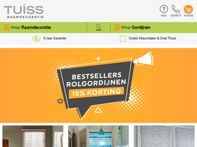 'raamdecoratievantuiss.nl' screenshot
