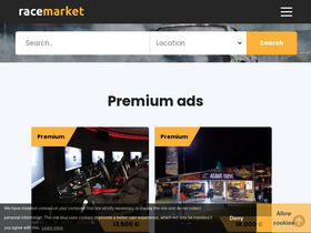 'racemarket.net' screenshot