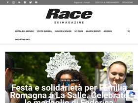 'raceskimagazine.it' screenshot