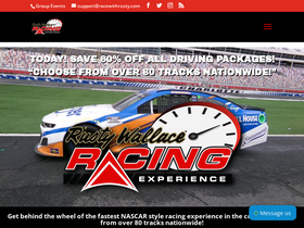 'racewithrusty.com' screenshot