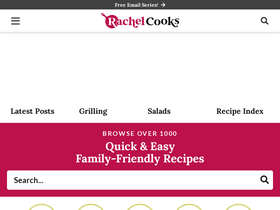 'rachelcooks.com' screenshot