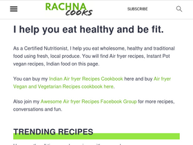 'rachnacooks.com' screenshot