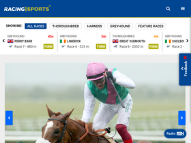 'racingandsports.com.au' screenshot