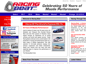 'racingbeat.com' screenshot