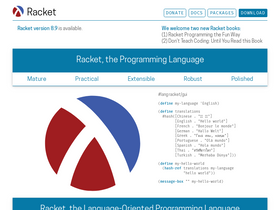 'racket-lang.org' screenshot