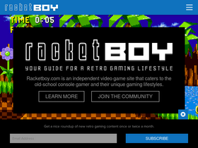 'racketboy.com' screenshot