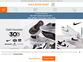 'rackroomshoes.com' screenshot