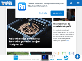 'racunalniske-novice.com' screenshot