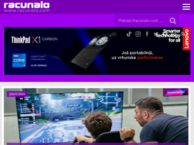 'racunalo.com' screenshot