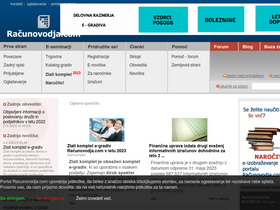 'racunovodja.com' screenshot