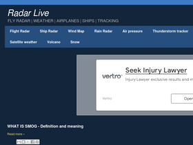 'radar-live.com' screenshot
