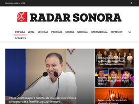 'radarsonora.com' screenshot
