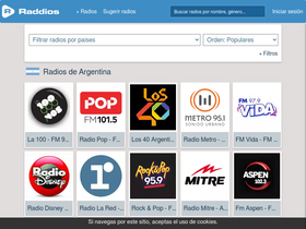 'raddios.com' screenshot
