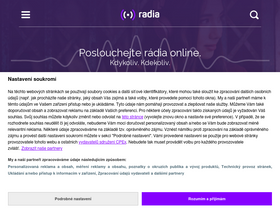 'radia.cz' screenshot