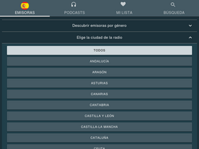 'radio-espana.es' screenshot