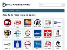'radio-streaming.it' screenshot