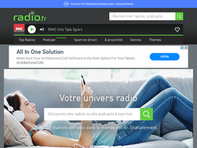 'radio.fr' screenshot