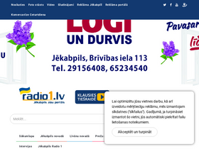 'radio1.lv' screenshot