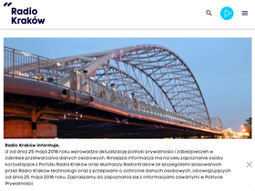'radiokrakow.pl' screenshot