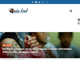 'radioondaazul.com' screenshot