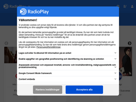'radioplay.se' screenshot