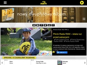 'radioram.pl' screenshot