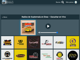 'radios-guatemala.com' screenshot