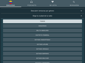 'radios-venezuela.com' screenshot