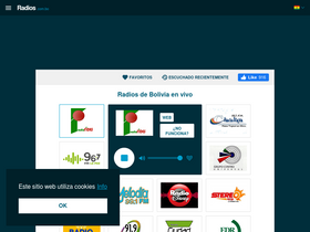 'radios.com.bo' screenshot