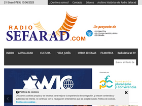 'radiosefarad.com' screenshot