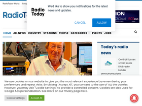 'radiotoday.co.uk' screenshot