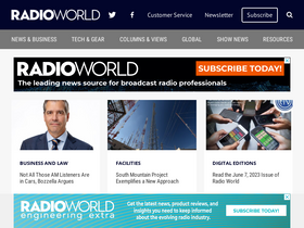 'radioworld.com' screenshot