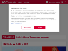 'radiozet.pl' screenshot