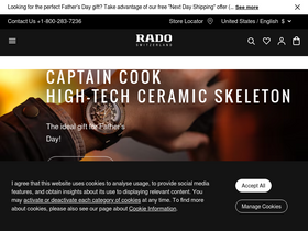 'rado.com' screenshot