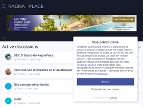 'ragnaplace.com' screenshot