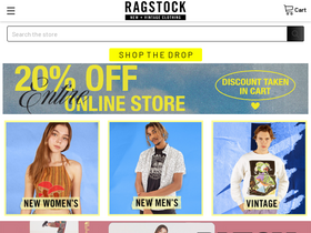 'ragstock.com' screenshot